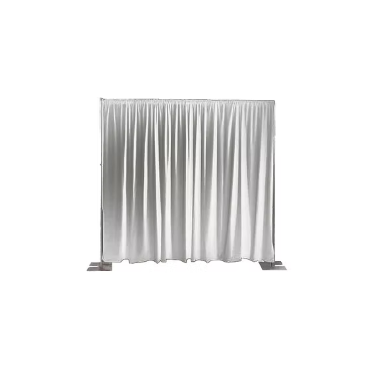 white pipe and drape