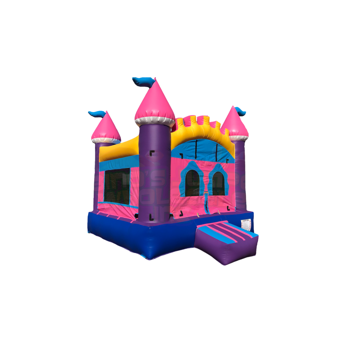 13x13 Pink Flag Bounce House