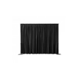 8ft Black Pipe & Drape