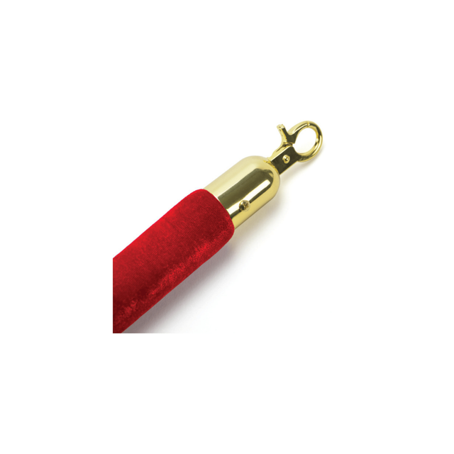 Red Rope with Gold Finish