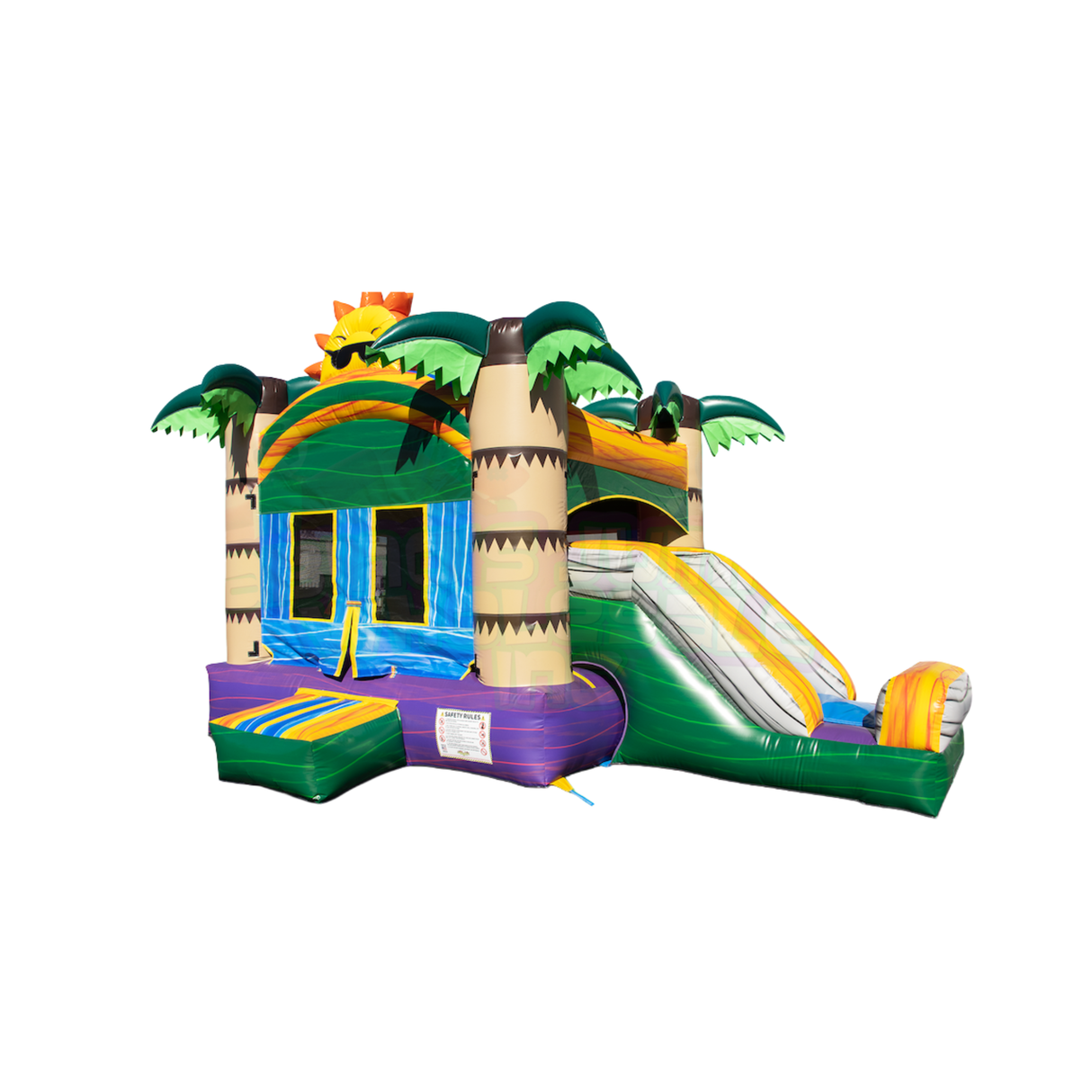 Tropical Slide Bounce House